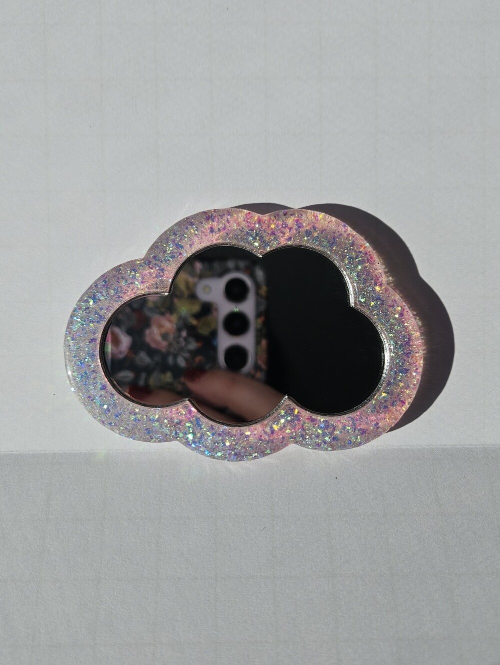 Handmade Cloud Shaped Pocket Mirror
